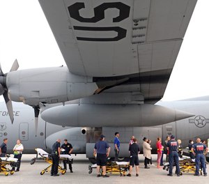 The Cuyahoga County Office of Emergency Management runs through a National Disaster Medical System exercise at Burke Lakefront Airport.