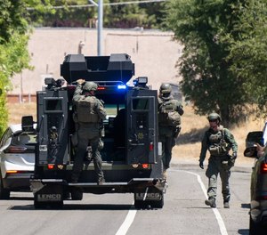 Police captured murder suspect Eric James Abril a day after he escaped custody from a hospital.