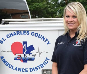 Lisa Cassidy was named Paramedic of the Year by the Missouri Emergency Medical Services Association.