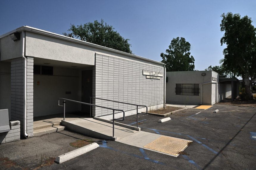 The location in Fullerton where a new homeless shelter will be built.