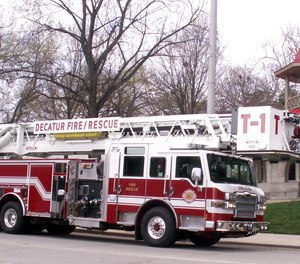 Firefighters successfully revived an 81-year-old driver who went into cardiac arrest Sunday afternoon. (Photo/Decatur Fire Rescue)