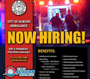 The flier first listed the starting salary as $14 an hour for an EMT and $20 an hour for a paramedic. The next day, the AFD posted a new flier with updated information. The salaries were bumped up to $16-$20 an hour, based on experience, for an EMT, and $22-$29 an hour, based on experience, for a paramedic.