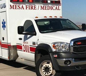 The city of Mesa is considering a shift from private to public ambulance services while expanding the Mesa Fire and Medical Department's ambulance fleet. (Photo/Mesa Fire and Medical Department Facebook)