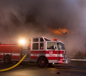 Spokane firefighter and mayoral candidate Shawn Poole has since edited or deleted the photos and posts referenced in the complaints and said he hasn’t engaged in any campaign activities while at work since he was reprimanded. He said he also hasn’t been in uniform since Jan. 1 due to a firefighting injury. (Photo/Spokane Fire Department Facebook)