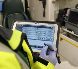The Centers for Medicare and Medicaid Services (CMS) will accept signatures made on behalf of suspected or confirmed COVID-19 patients by EMS providers with verbal consent when contamination of a stylus or electronic recording devices is of concern. (Photo/National Ambulance Service)