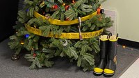 A jolly sight: From the Midwest to Greece, fire departments display holiday cheer