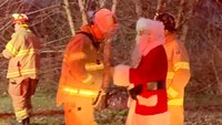 'Santa,' N.J. fire crew save family from burning home