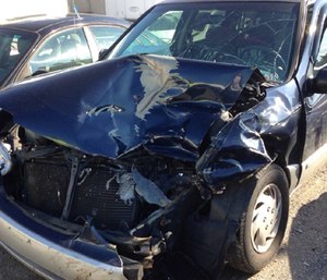Eddins suffered extensive ankle damage and was unable to work as an EMT after being hit by a driver who was texting. (Photo/Hands Free America)