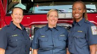 Making history: Meet the 3 female captains of Fairfax County’s Fire Station 37