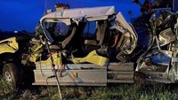 Iowa firefighter hospitalized after apparatus crash with farming vehicle