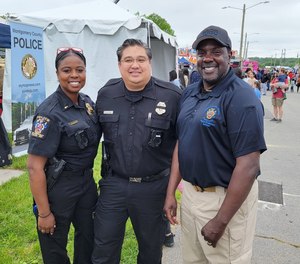 Montgomery County, Maryland, is considering a lighter uniform to make its police officers seem less intimidating, officials said.