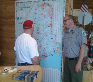 Park rangers can only “request” visitors to stop breaking the law in state parks, and did not have the power to issue a summons.