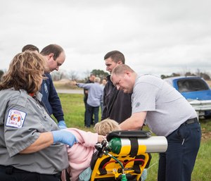 The first few minutes of any complex scene, especially a motor vehicle collision, are critical. (Photo/Joe Thomas of Greenbox Photography)