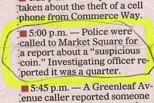 20 crazy funny police reports