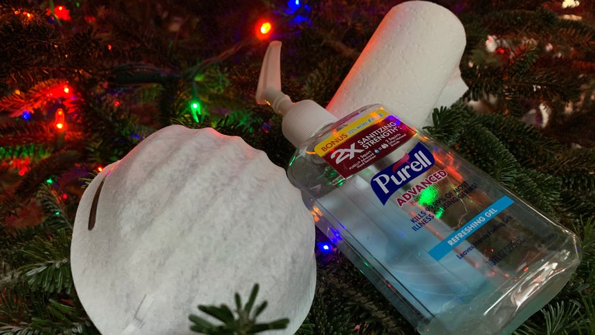 Precious gifts. Toilet paper, N95 masks, and Purell. (Photo/Greg Friese)