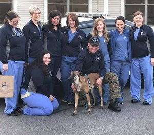A Rhode Island bill that would allow EMS providers to transport injured law enforcement K-9s by ambulance was inspired by Yarmouth, Massachusetts, Police K-9 Nero, who was wounded in the line of duty in a shooting that killed his partner Sgt. Sean Gannon. Nero was transported to the vet in a police car due to laws barring ambulance transport for animals and has since recovered.