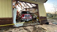 Photos: Tornado destroys Texas VFD station