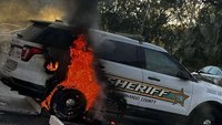 Man set Fla. squad car on fire, then launched into series of confessions