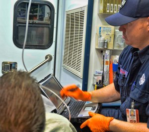 The nonprofit network will enable data-informed emergency care in the field, real-time notification to hospitals of incoming patients, and seamless data transfer between electronic patient care records and hospital electronic health records. (Photo/First Responder Network Authority)