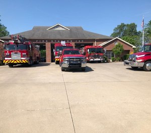 Firefighters took the woman and her children to a fire station before continuing on to the hospital with their original patient.