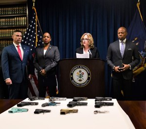 Queens District Attorney Melinda Katz, joined by Mayor Eric Adams and NYPD Commissioner Keechant L. Sewell, announced that a two-year investigation into gang violence in and around two Queens public housing developments led to the indictments of 23 alleged members of warring subsets of the Crips street gang.