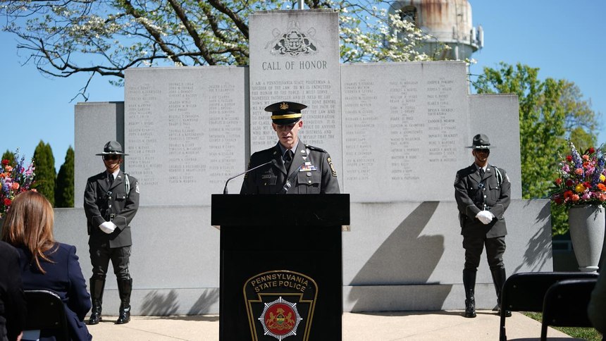 Pennsylvania State Police memorial.