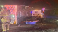 Multiple people injured after car strikes, flips N.C. ambulance