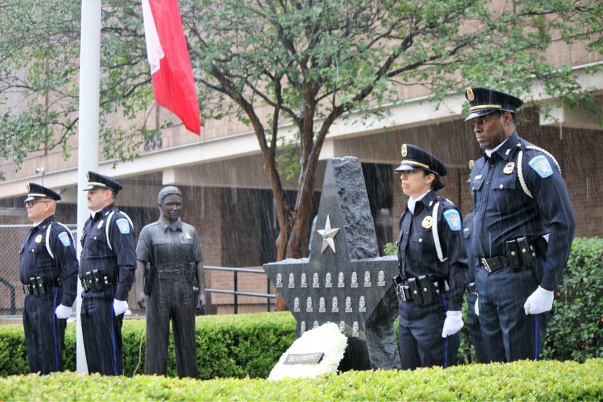 The Beaumont (Texas) PD Police Memorial.