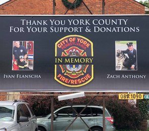 Ivan, 50, and Zach, 29, were killed March 22, 2018, when part of the former Weaver Piano & Organ Co. building at 127 N. Broad St. gave way. The structure had burned much of the previous day and the firefighters were putting out remaining hot spots.