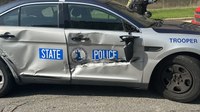 Watch: Man leads Va. state police on wild pursuit involving stolen truck, ambulance