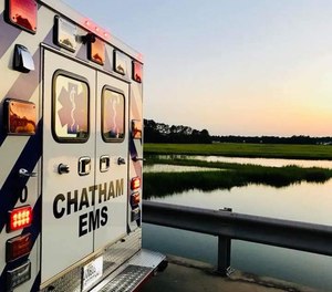 Lewis received his EMT certification in 1982, his paramedic license in 1986, and became a national registered paramedic in 1994. (Photo/Chatham Emergency Services)