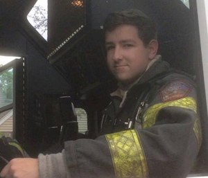 Firefighter Zachary J. Fazekas was 19 years old and had been with the department for two years. (Photo/New Hyde Fire Department)