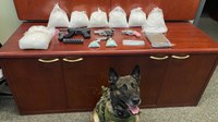 Calif. sheriff's office K-9 sniffs out 23 pounds of meth during traffic stop