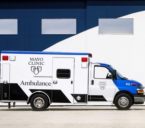 New-look ambulances are expected to debut in Mankato on April 15. (Photo/Mayo Clinic)