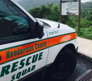 Two Rescue Squad EMTs were taking a patient to a facility when their ambulance was struck head on by a vehicle traveling at a high rate of speed, Public Information Officer Rhonda Chislaghi said Thursday.