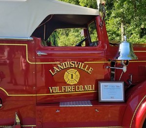 The hospitalized firefighter was a member of the Landisville Vol. Fire Company. (Photo/Landisville Vol. Fire Company)