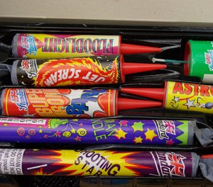 A roman candle fight between kids over Fourth of July weekend destroyed a Wichita, Kan., home, leaving a mother and her son homeless.