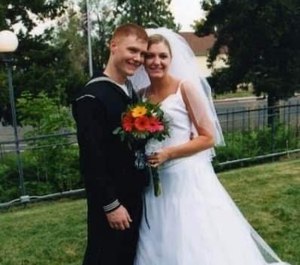 Cierra and Daniel on their wedding day.