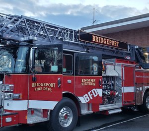 An off-duty city firefighter sustained serious injuries during a hit-and-run in the city on Friday. (Photo/Bridgeport Fire Department)