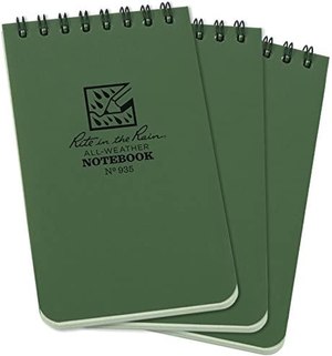 Rite in the Rain notepads