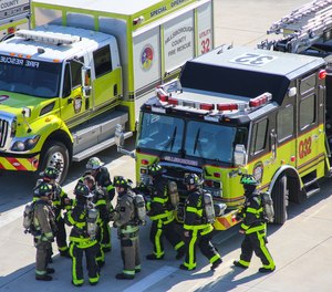 About three-quarters of the respondents said the department could take more proactive steps to protect employees physical, mental and emotional health. (Photo/Hillsborough County Fire Rescue)