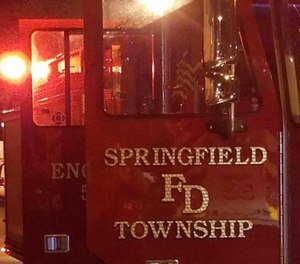 Three firefighters at the Springfield Township Fire Department have been quarantined after finding out through social media that a patient they had transported had died from COVID-19. (Photo/Springfield Twp Fire Department Facebook)