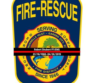 Local fire departments are mourning after an area firefighter died in a motorcycle crash Friday night. (Photo/Murrells Inlet-Garden City Fire District)