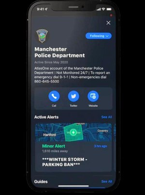 Atlas One, a free app, also provides the public with a verified source of public safety information.