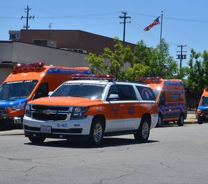 The County of Kern EMS Department requested additional help from Hall Ambulance following the earthquake. (Photo/Hall Ambulance Service Inc.)