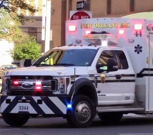 New Orleans EMS will only be sending EMTs on calls that are not life-threatening after 16% of its personnel have been quarantined due to COVID-19. More than half of EMS providers in the city have been exposed to the disease but only those showing symptoms are required to self-isolate. (Photo/New Orleans Emergency Medical Services Facebook)