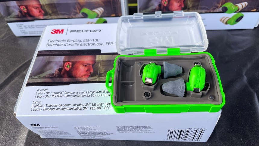 The consumer-level version of the professional targeted 3M Peltor TEP-100.