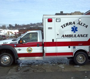 Terra Alta Community Ambulance, a volunteer squad, was one of two West Virginia ambulance services to receive needed PPE from the Preston County Office of Emergency Management. (Photo/Terra Alta Ambulance Facebook)