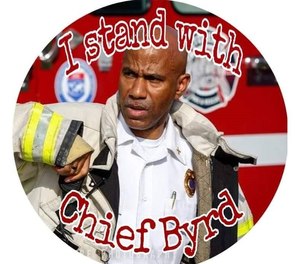 Toledo Firefighters Local 92 President Dan Desmond said they did not authorize the post of a photo with the phrase “I stand with Chief Byrd” that has been shared among social media accounts of first responders. (Photo/Facebook)