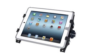 The TabCruzer Mini holding a tablet